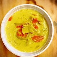 Chicken Yellow Curry · Southern-style mixed of yellow herbs and spices sauteed in coconut milk, potatoes, carrots, ...