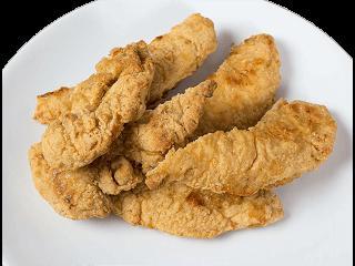 Chicken Tenders · A half pound of tender, all-natural chicken strips hand-breaded and baked to a perfect golden-brown. Served with a side of homemade marinara, or the sauce of your choice.