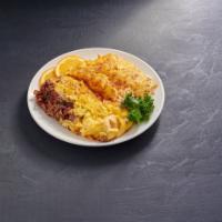 Bacon and Tillamook Cheddar Cheese Omelette · 