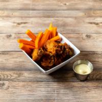 Buffalo Wings · Served with carrots and blue cheese.