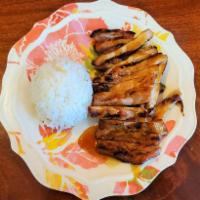 K-1. Kids Meal Teriyaki Chicken · Marinated chicken grilled and served with our homemade teriyaki sauce and one scoop of steam...