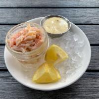 Fresh New England Jonah Crab Cocktail · olive oil, lemon zest, available in 4oz or .25 lb.
