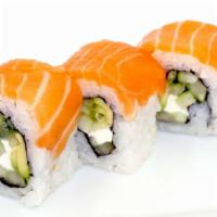 Special Philadelphia Roll · In : Cream cheese, Avocado, Cucumber
Out : Salmon