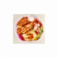 Chicken Breast · 2 marinated boneless skinless breasts and grilled. Served with garlic sauce. 