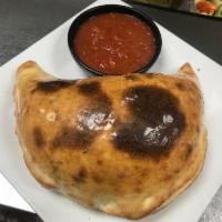 Sausage Calzone · Sausage with ricotta and mozzarella cheese.