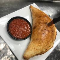Pepperoni Calzone · Pepperoni with ricotta and mozzarella cheese.