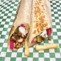 3. Chicken Wrap · Delicately marinated sliced chicken breasts served in 12
