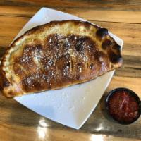 Calzone (build your own) · Select up to 5 toppings, select a sauce, select a cheese