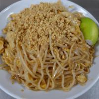 Pad Thai Chicken · Rice noodles.
