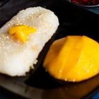 Mango Sweet Rice · Sweet rice & coconut milk served with sweet mango.