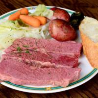 Corned Beef and Cabbage · Roasted red peppers.