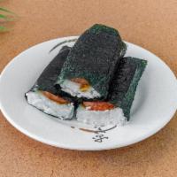SPAM Musubi (3pc) · SPAM and rice rolled in Seaweed