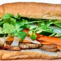 A6. VN Sandwich (Bánh Mì) · Veggies, daikon, with vegan ham or tofu...