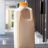Milk Tea 1/2 Gal · Fresh brewed 1/2 Gallon of Milk Tea to enjoy in the comfort of your home or office.