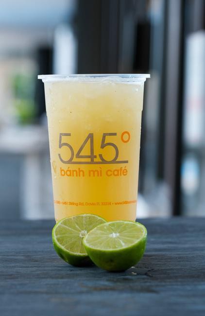 Sugarcane w/lime · Fresh locally grown sugarcane juice and fresh lime made to order.