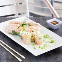Shrimp Spring Roll /Gỏi Cuốn Tôm · shrimps, pork, rice noodle, lettuce mix, peanut sauce