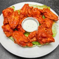 Buffalo Wings · Choice of mild, hot or BBQ.
