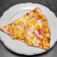 Hawaiian Pizza · Ham, pineapple, sauce and mozzarella cheese. 