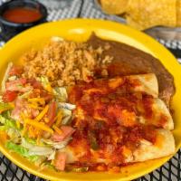 Tacos Suaves Rancheros Plate · 3 tacos filled with your choice of picadillo or pollo guisado; topped with ranchera sauce.
