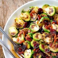 Brussels Sprouts · Bacon, brown butter mustard vinaigrette