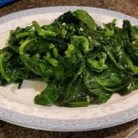 Pea Vines · Fall and winter. Tips of pea shoot, leafy, and stir fried.
