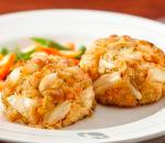 Hoopers Island Crab Cakes · Phillips' original family recipe; with mashed potatoes & chef's vegetables