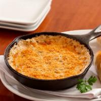 Chesapeake Crab Dip · with cheddar, parmesan & seafood seasoning; served with french bread