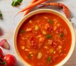 Maryland Vegetable Crab Soup (cup) · chock full of delicious Phillips crab meat, potatoes, lima beans, carrots, celery, onions and hearty herbs & spices