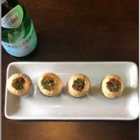 Pani Puri Shots · A twist on classic Indian street food. Vegetarian.