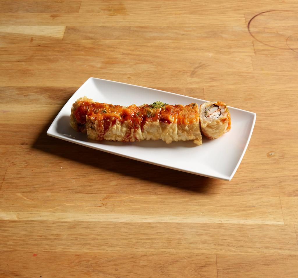8. Crispy Crab Roll · Deep fried, cream cheese and spicy crab.