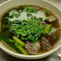 SE1. Tom Kuang Nai Soup · Lao authentic soup. Lao authentic soup with beef aorta, beef, lung lube with green onion  an...