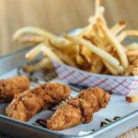 3-Piece Chicken Tenders · Tenders lightly rolled in seasoned flour and crisped to crispy chicken deliciousness. Served...