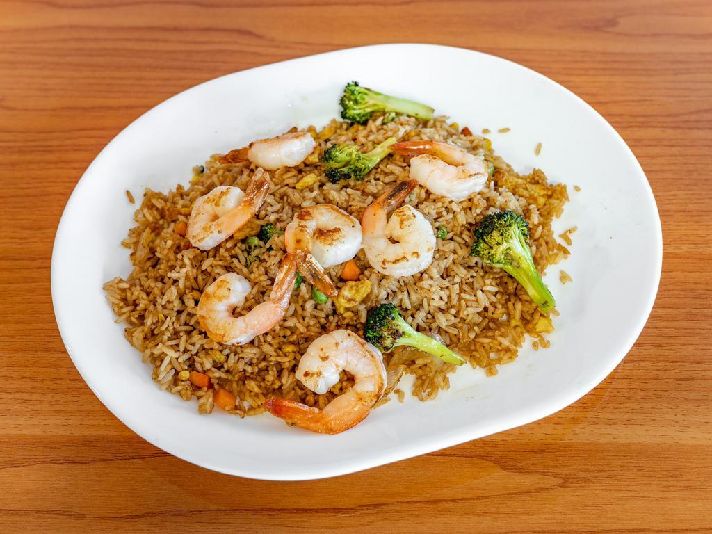 Shrimp Fried Rice · Stir-fried rice with shellfish 