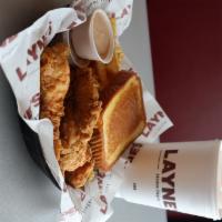 The 3 Finger Meal · 3 chicken fingers Texas toast, crinkle cut fries, 1 sauce, 20 oz. drink.