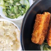 Tofu Tenders Plate · 4 or 6 pcs, choice of flavor & 2 sides.