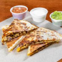 Grilled Steak and Cheese Quesadilla · 