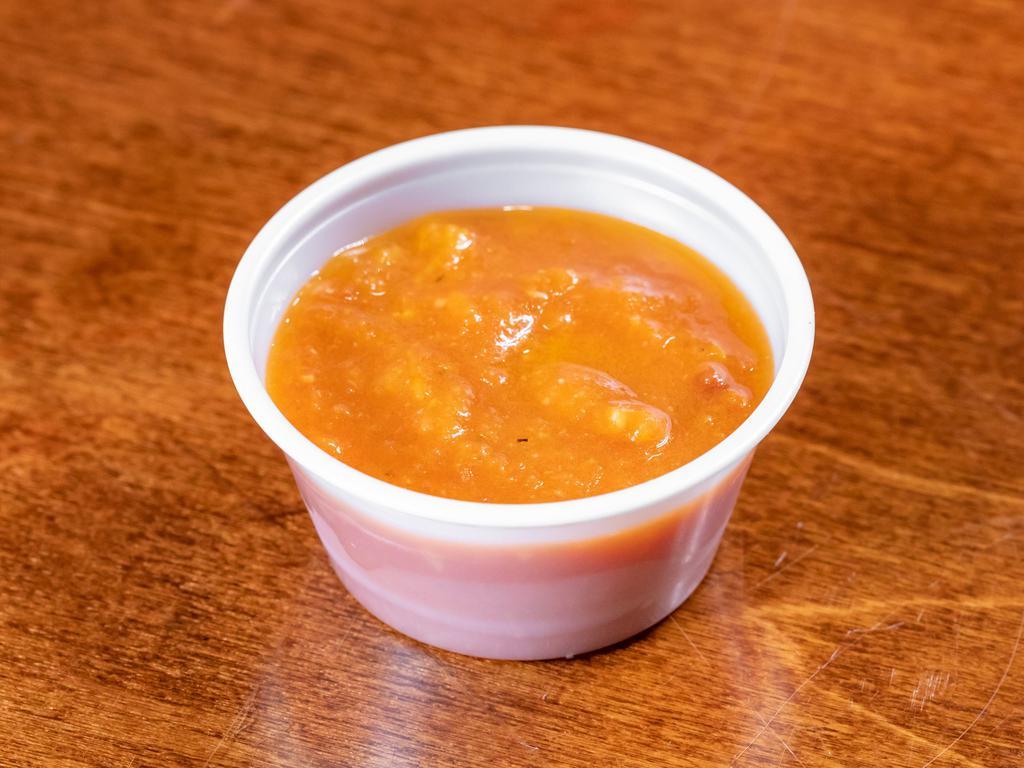 Side of Spicy Red Habanero Salsa · 