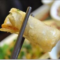 Spring Rolls · 2 pieces deep fried vegetarian egg roll with sweet and sour sauces.