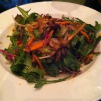 Enso Salad · Baby arugula, cabbage, carrot, onion, radish, spring mix, and soy ginger vinaigrette.