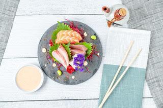 Sashimi Appetizer · 7 pieces of assorted sashimi.