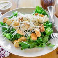 Large Caesar Salad · Fresh romaine, croutons, shredded Parmesan cheese. Our famous Caesar dressing is the most po...