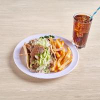 1. Mini Gyro with Fries Combo · Come with drink.