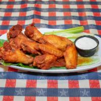 Buffalo Wings · A 1 lb. of fresh chicken wings and deep-fried and coated with our own house wing sauce. Avai...