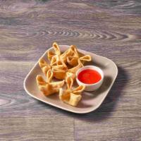 A7. Fried Crab Cheese Wontons · 6 pieces.