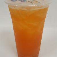 Passion Fruit Tea · Passion fruit and sakura green tea, very refreshing drink with sweet and sour taste. Very re...