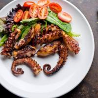 Grilled Baby Polpo Alla Fuorigrotta · Grilled baby octopus.
