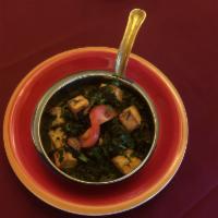 Sarson Ka Saag- veg/vegan/gluten free · Fresh spinach and mustard leaves cooked with onion and ginger.