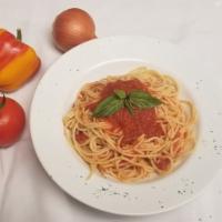 Pasta with Marinara Sauce · 