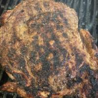 Ribeye Steak · A cut of meat including the rib.  