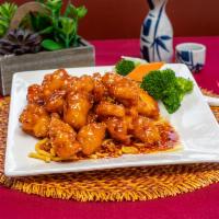 45. Sesame Chicken · Hot and spicy.
